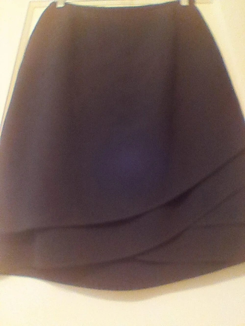 VTG 90s Ann Taylor Deadstock Black Asymmetrical Petal Tulip Skirt NWT 10